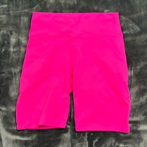 Hot Pink biker shorts